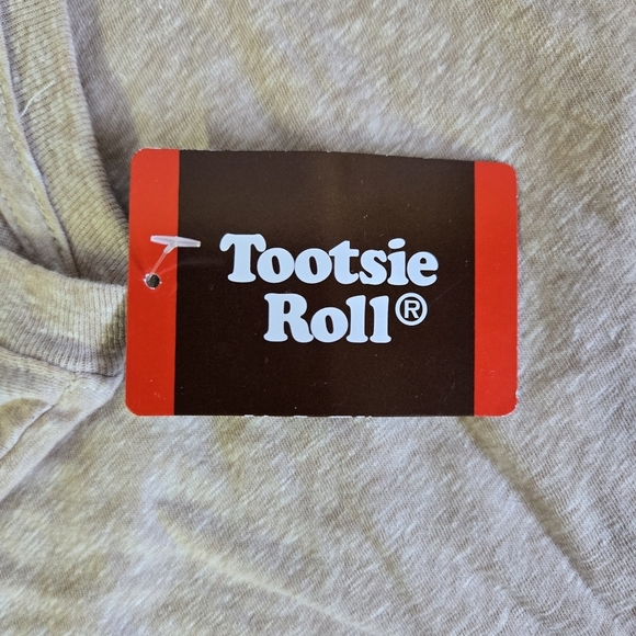 TOOTSIE ROLL | Candy Logo T-shirt in Brown/Tan sz S (Boys 6/7) - Picture 4 of 6